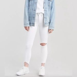 Levi's Women's 721 High Rise Skinny Ankle Jeans - Sz 26 White